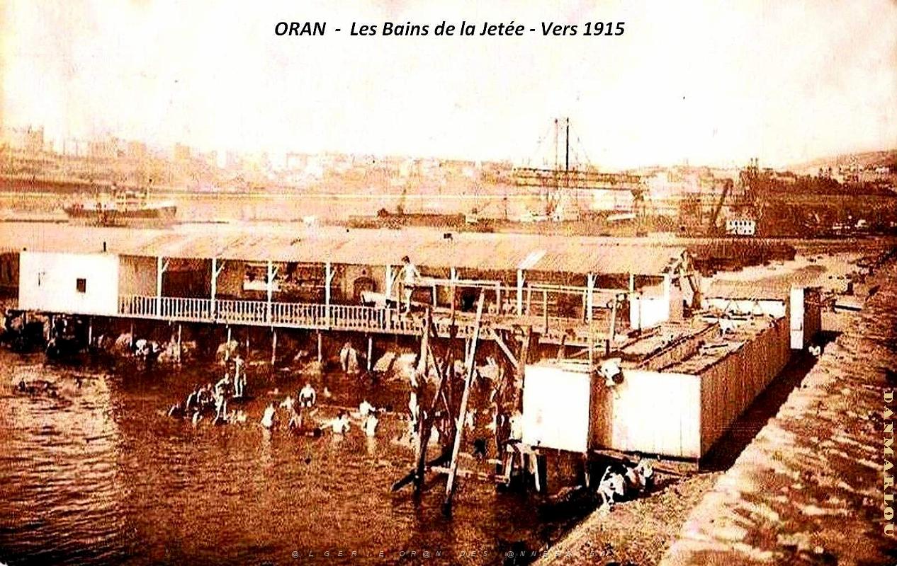 Oran - Port - Bains - 1915.JPG
